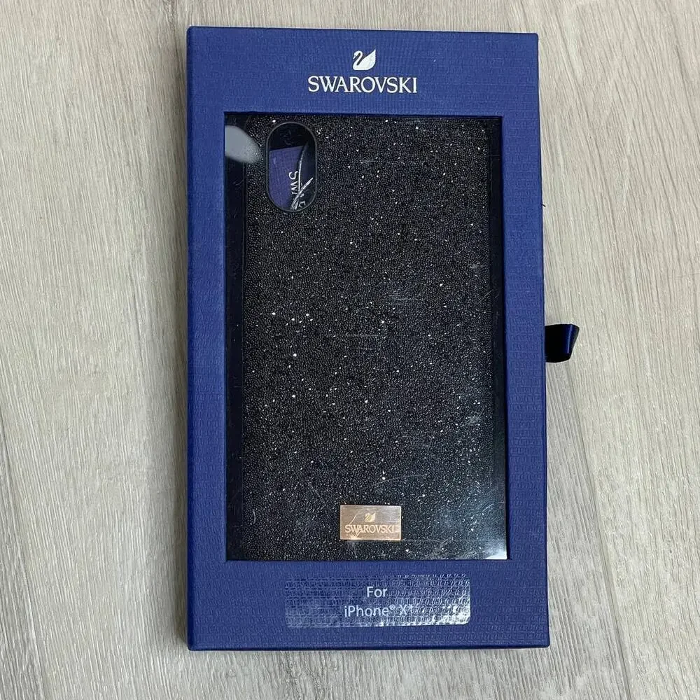 Swarovski  High Smartphone Case with Bumper iPhone X/XS Case in Black